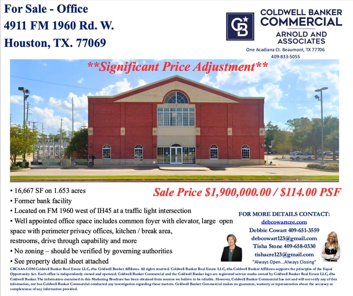 4911 FM 1960 Rd W, Houston, TX for sale - Building Photo - Image 1 of 5