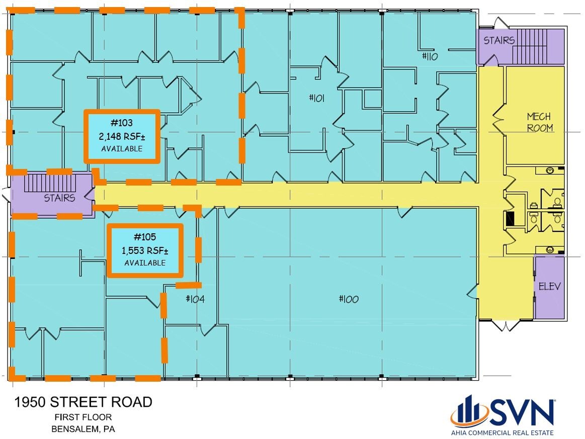 1950 Street Rd, Bensalem, PA for lease Floor Plan- Image 1 of 1