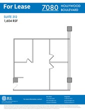 7080 Hollywood Blvd, Los Angeles, CA for lease Site Plan- Image 1 of 1