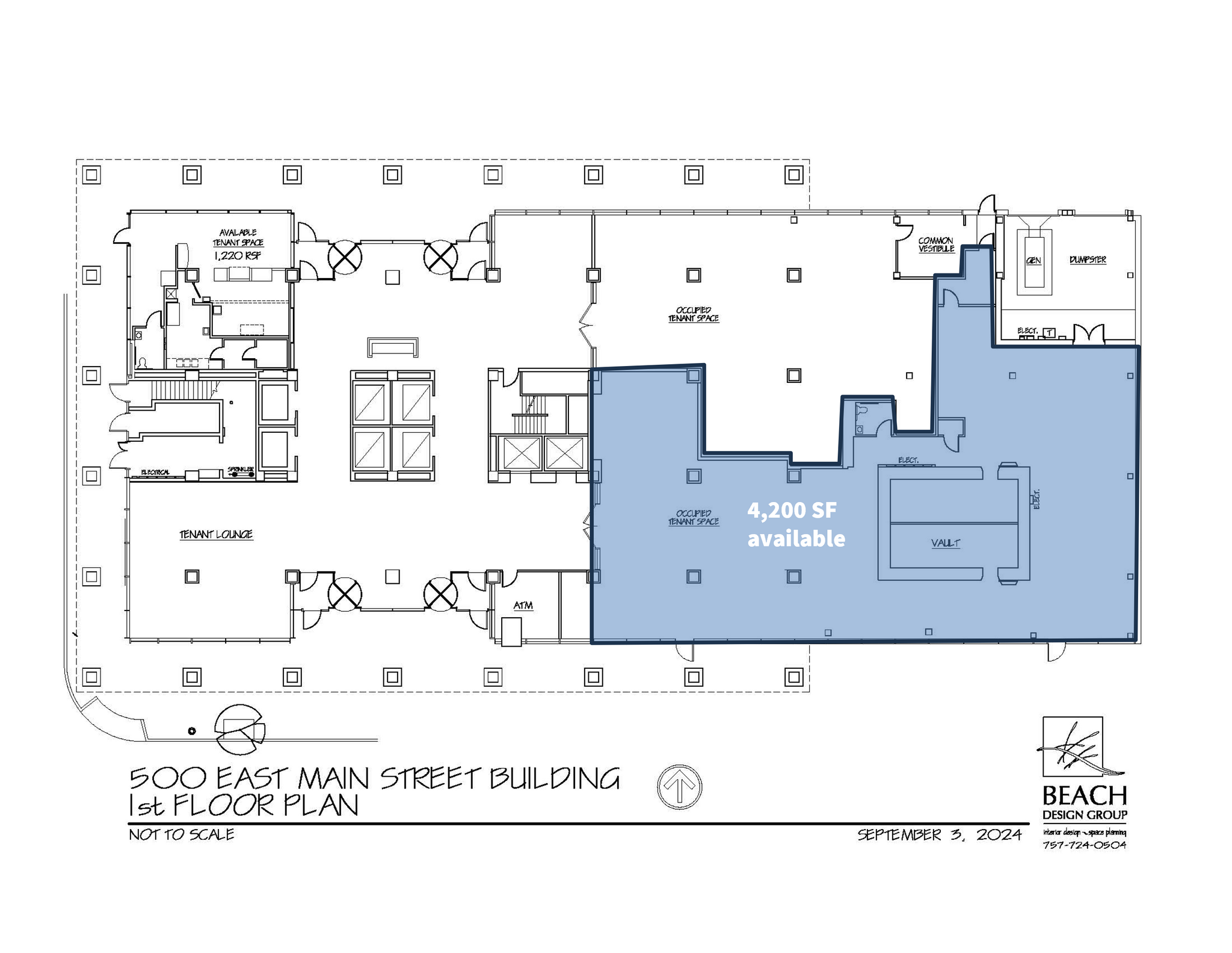 500 E Main St, Norfolk, VA for lease Floor Plan- Image 1 of 1