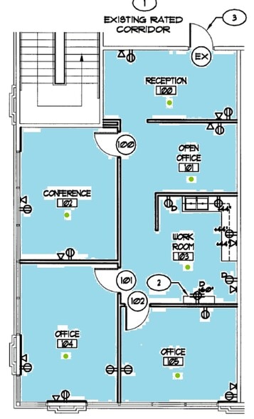 8801 W Sahara Ave, Las Vegas, NV for lease - Floor Plan - Image 2 of 5