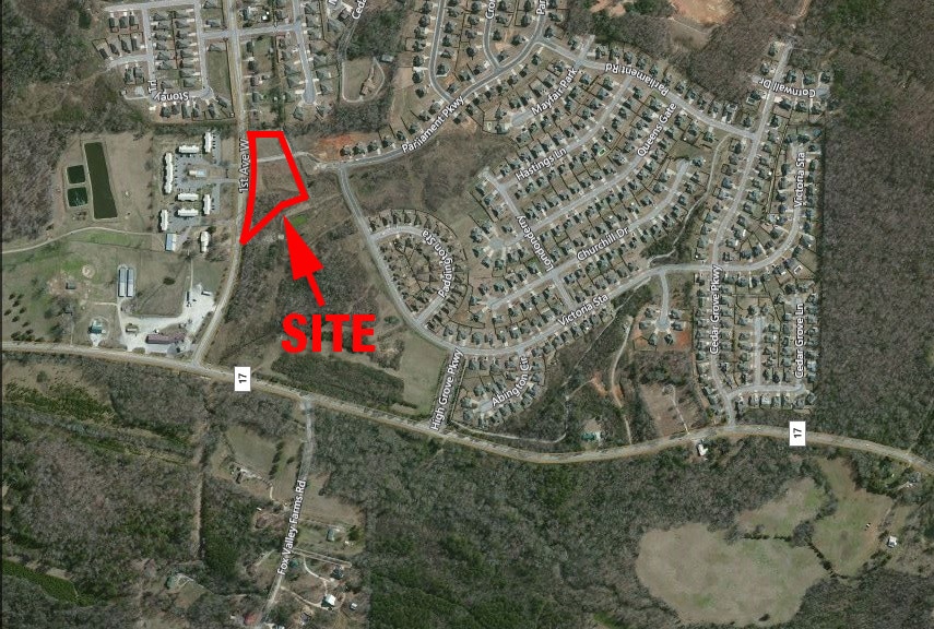 SE Corner of Hwy 17 & 1st Ave W, Alabaster, AL for sale Building Photo- Image 1 of 4