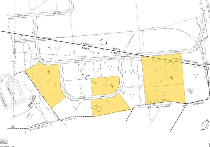 4400 Bankers Cir, Atlanta, GA for lease - Plat Map - Image 2 of 2