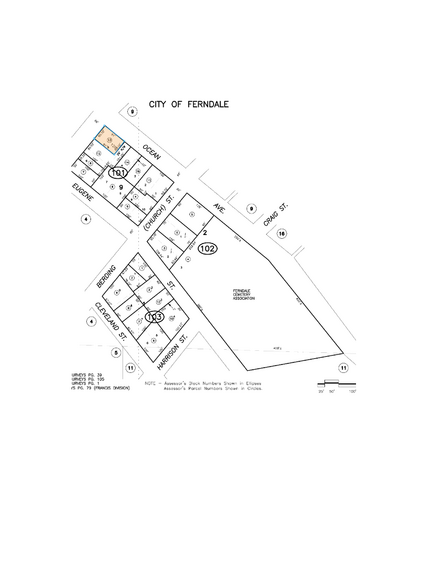 400 Ocean Ave, Ferndale, CA for sale - Plat Map - Image 2 of 2