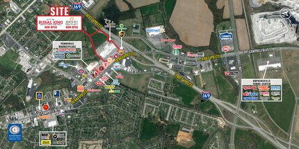 4000 Fort Campbell Blvd, Hopkinsville, KY - AERIAL map view