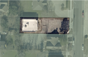 1701 N Elm St, Denton, TX - AERIAL  map view