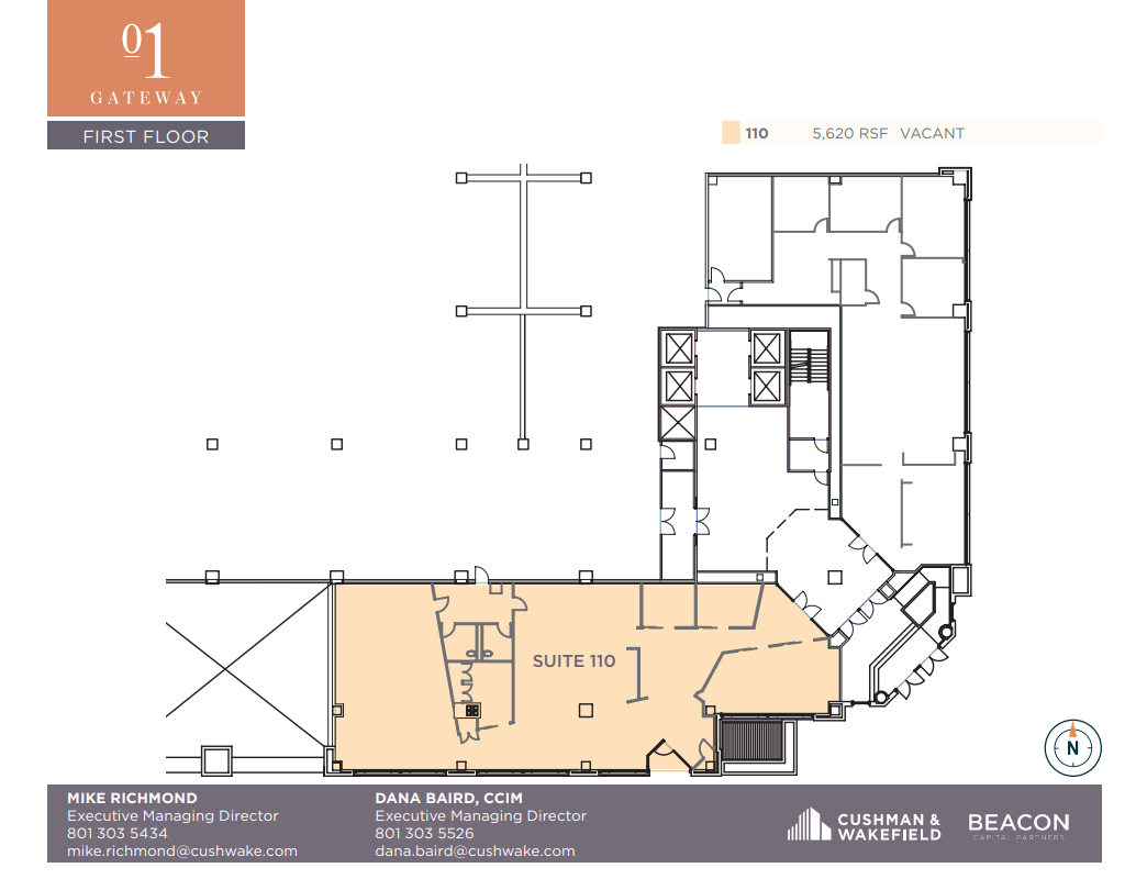 90 S 400 W, Salt Lake City, UT for lease Floor Plan- Image 1 of 1