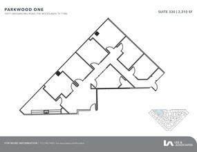 10077 Grogans Mill Rd, The Woodlands, TX for lease Floor Plan- Image 1 of 2