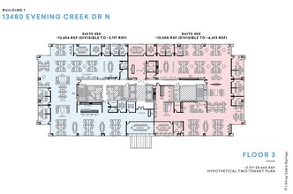 13520 Evening Creek Dr N, San Diego, CA for lease Floor Plan- Image 2 of 4