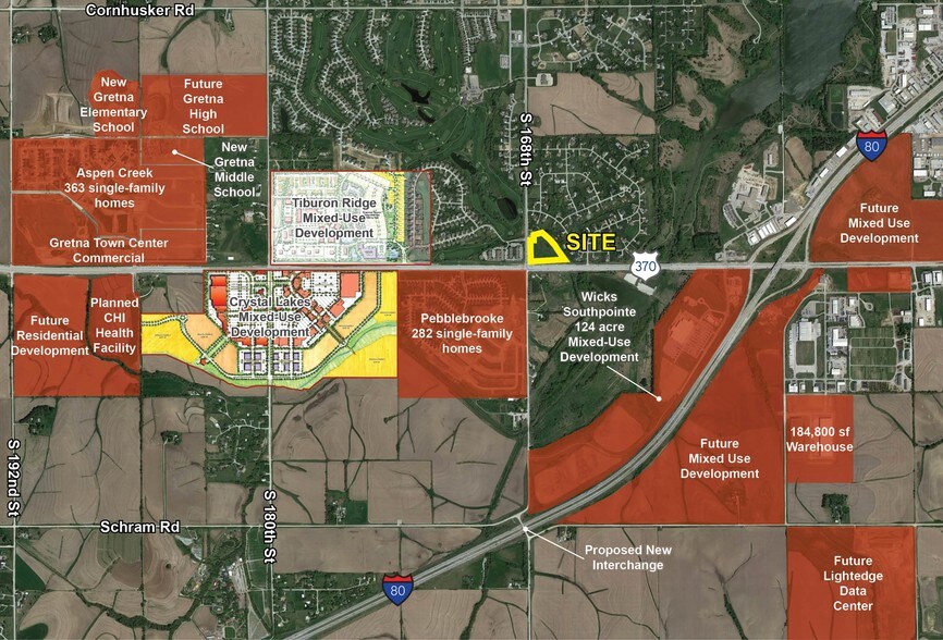 NEC of 168th & Hwy 370, Omaha, NE for sale - Primary Photo - Image 1 of 1