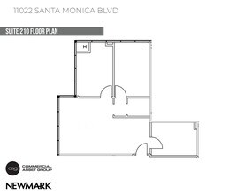 11022 Santa Monica Blvd, Los Angeles, CA for lease Floor Plan- Image 1 of 7