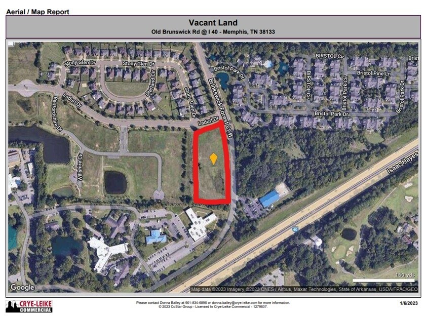 Old Brunswick Rd, Memphis, TN for sale Aerial- Image 1 of 1