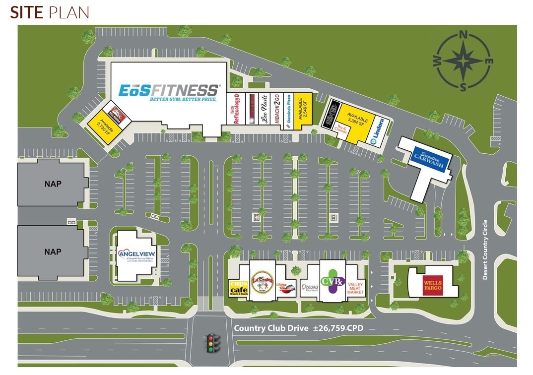 77880-77920 Country Club Dr, Palm Desert, CA for lease Site Plan- Image 1 of 1