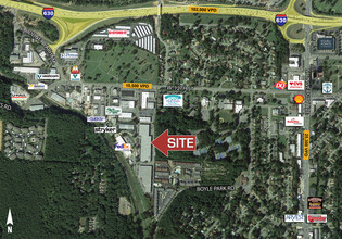 1501 Westpark Dr, Little Rock, AR - aerial  map view