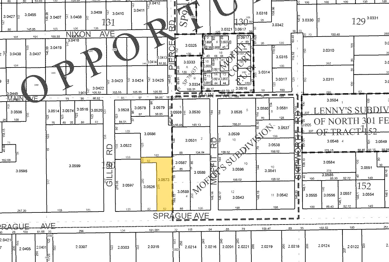 11027 E Sprague Ave, Spokane Valley, WA for sale Plat Map- Image 1 of 1