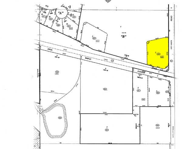 1101 W Maple Ave, Mundelein, IL for lease - Plat Map - Image 2 of 7