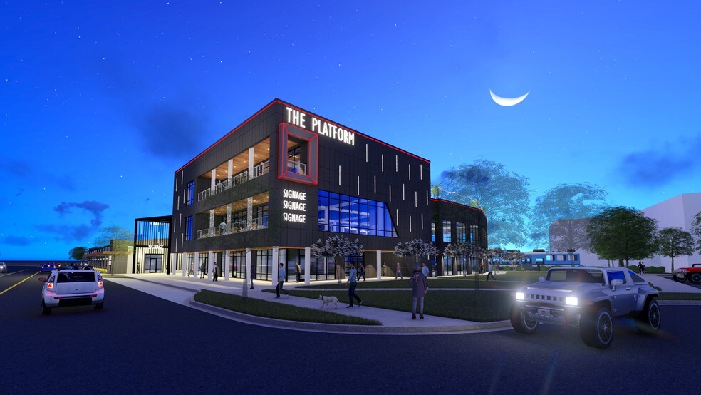 3232 South Blvd, Charlotte, NC for lease - Night main entrance view - Image 1 of 38