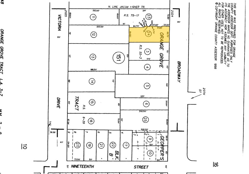 2020 N Broadway, Santa Ana, CA for sale - Plat Map - Image 2 of 26