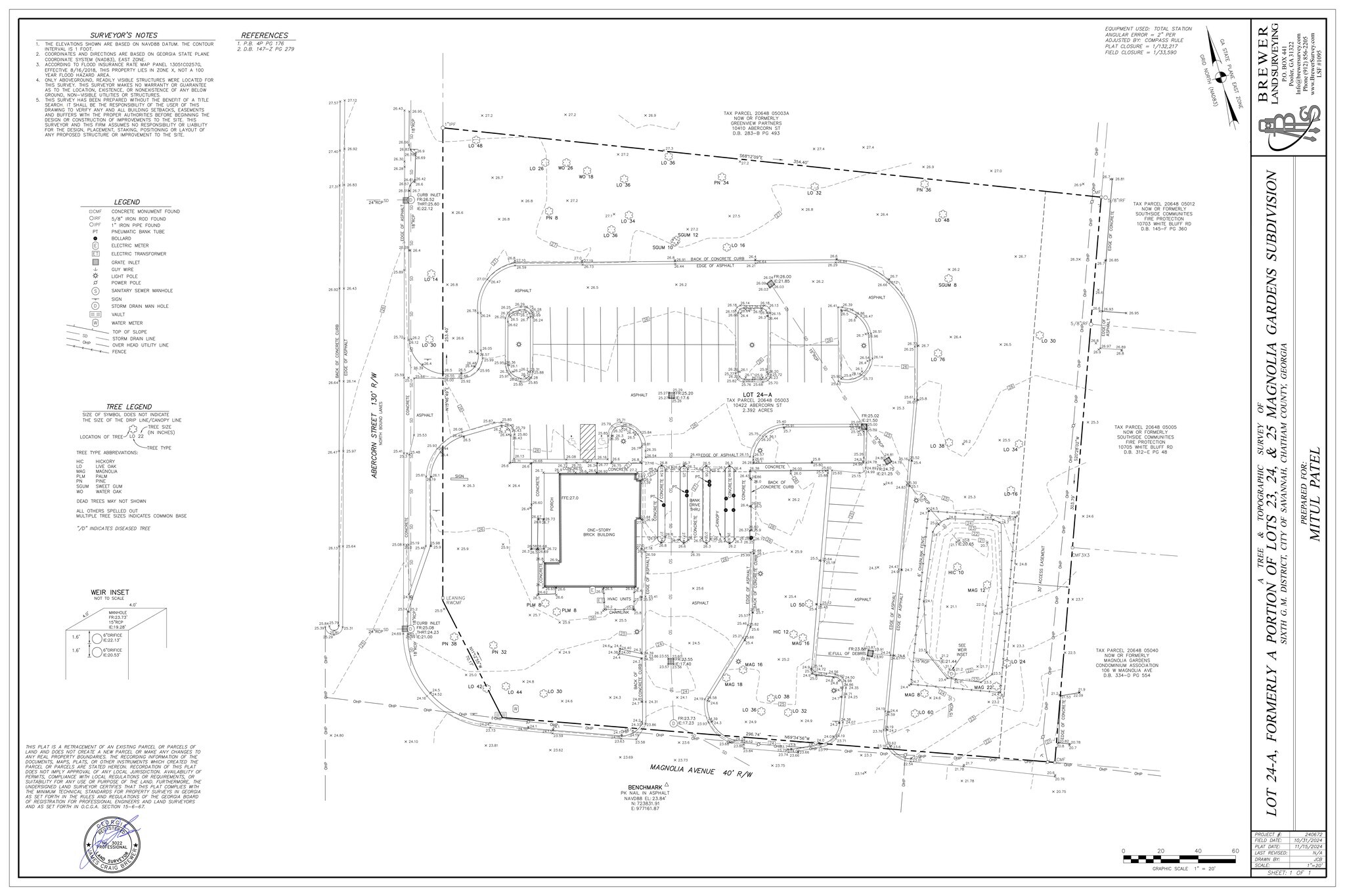 10422 Abercorn St, Savannah, GA for lease Site Plan- Image 1 of 7