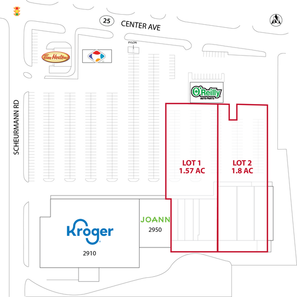 2960 Center Ave, Essexville, MI for lease - Site Plan - Image 3 of 4