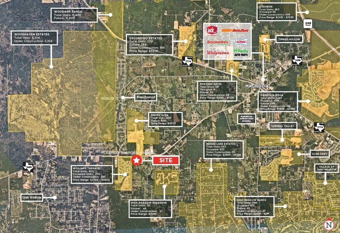 FM 1488 & Dorris Dr, Magnolia, TX 77355 Land for Sale