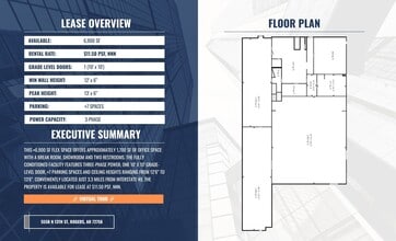 555-559 N 13th St, Rogers, AR for lease Floor Plan- Image 2 of 8