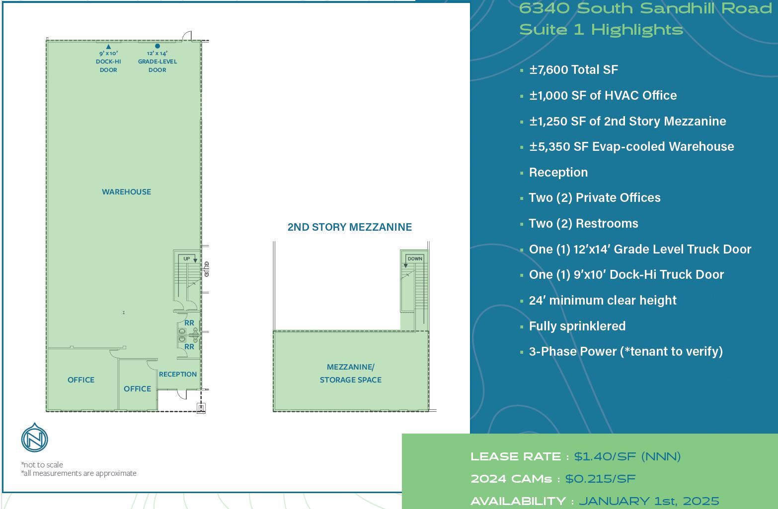 6320 S Sandhill Rd, Las Vegas, NV for lease Floor Plan- Image 1 of 5