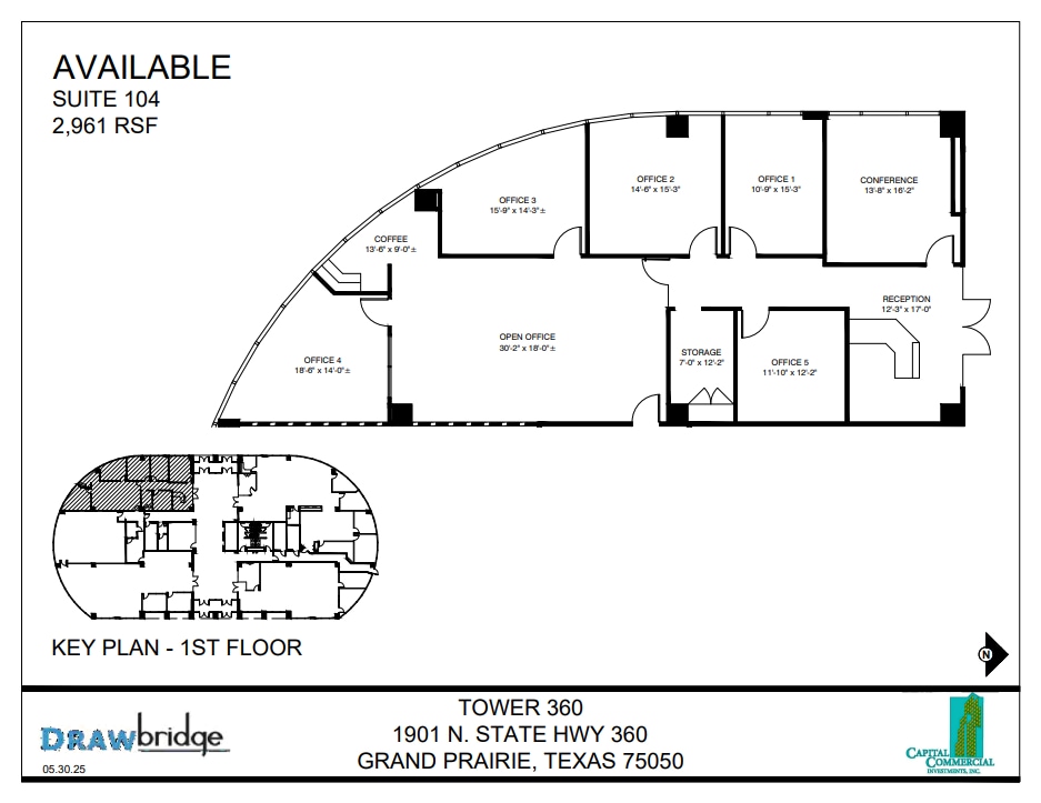 1901 N State Highway 360, Grand Prairie, TX for lease Floor Plan- Image 1 of 1