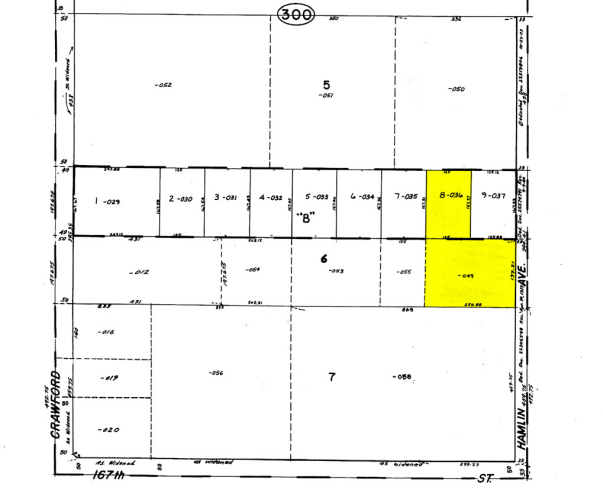 3825 W 166th Plz, Markham, IL for sale - Plat Map - Image 1 of 1