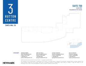 3 Hutton Centre Dr, Santa Ana, CA for lease Floor Plan- Image 1 of 2