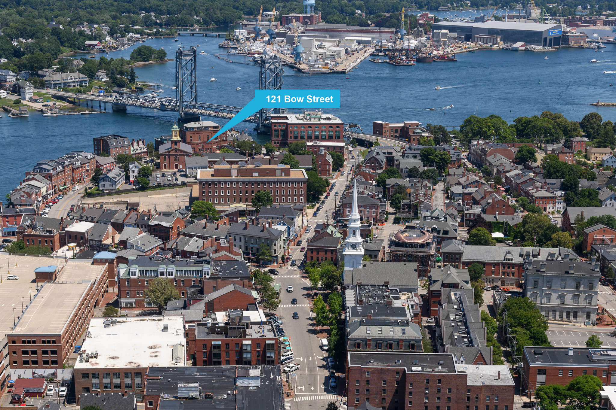 121 Bow St, Portsmouth, NH for sale Aerial- Image 1 of 1