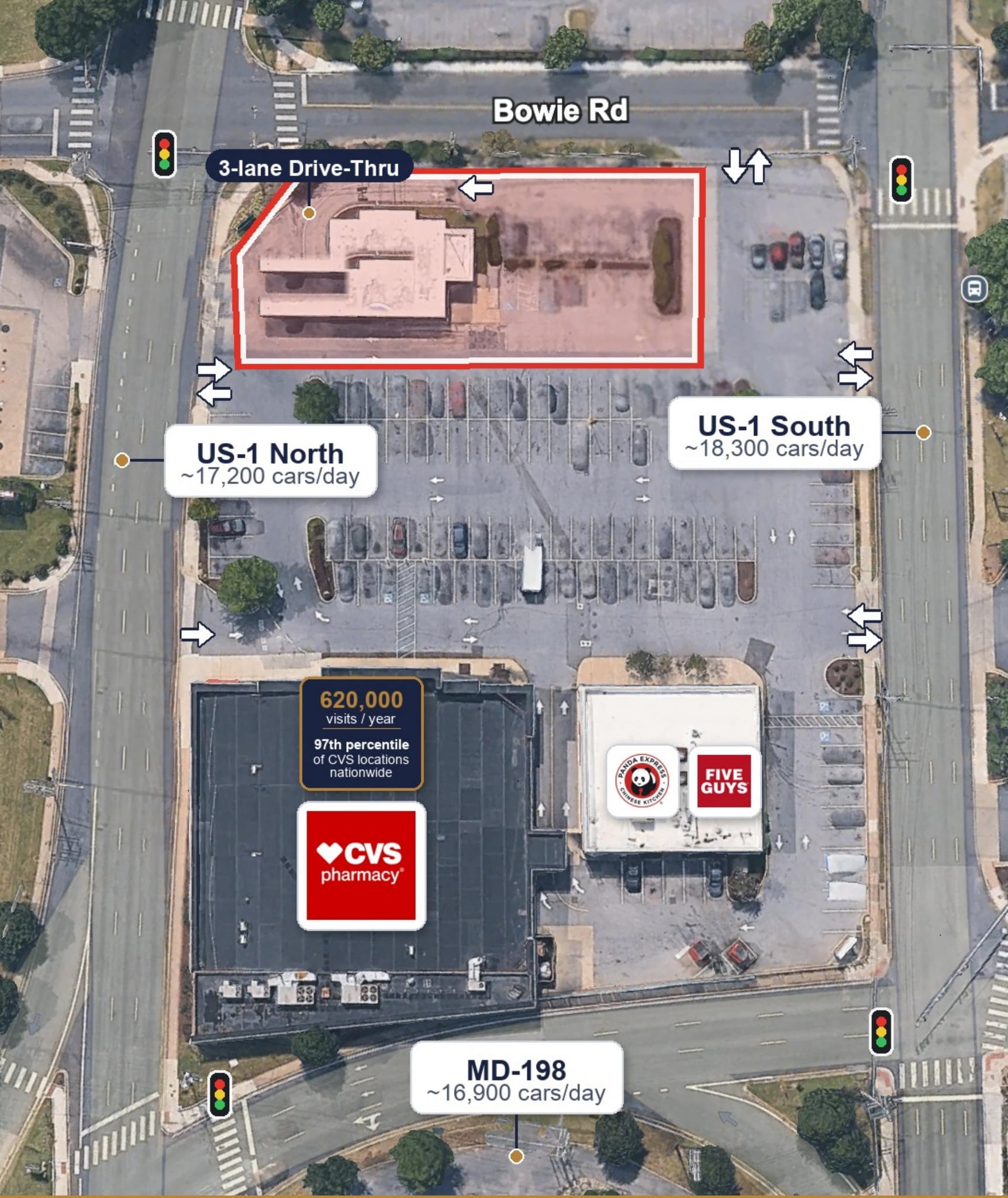 15100 Baltimore Ave, Laurel, MD for lease Map- Image 1 of 1
