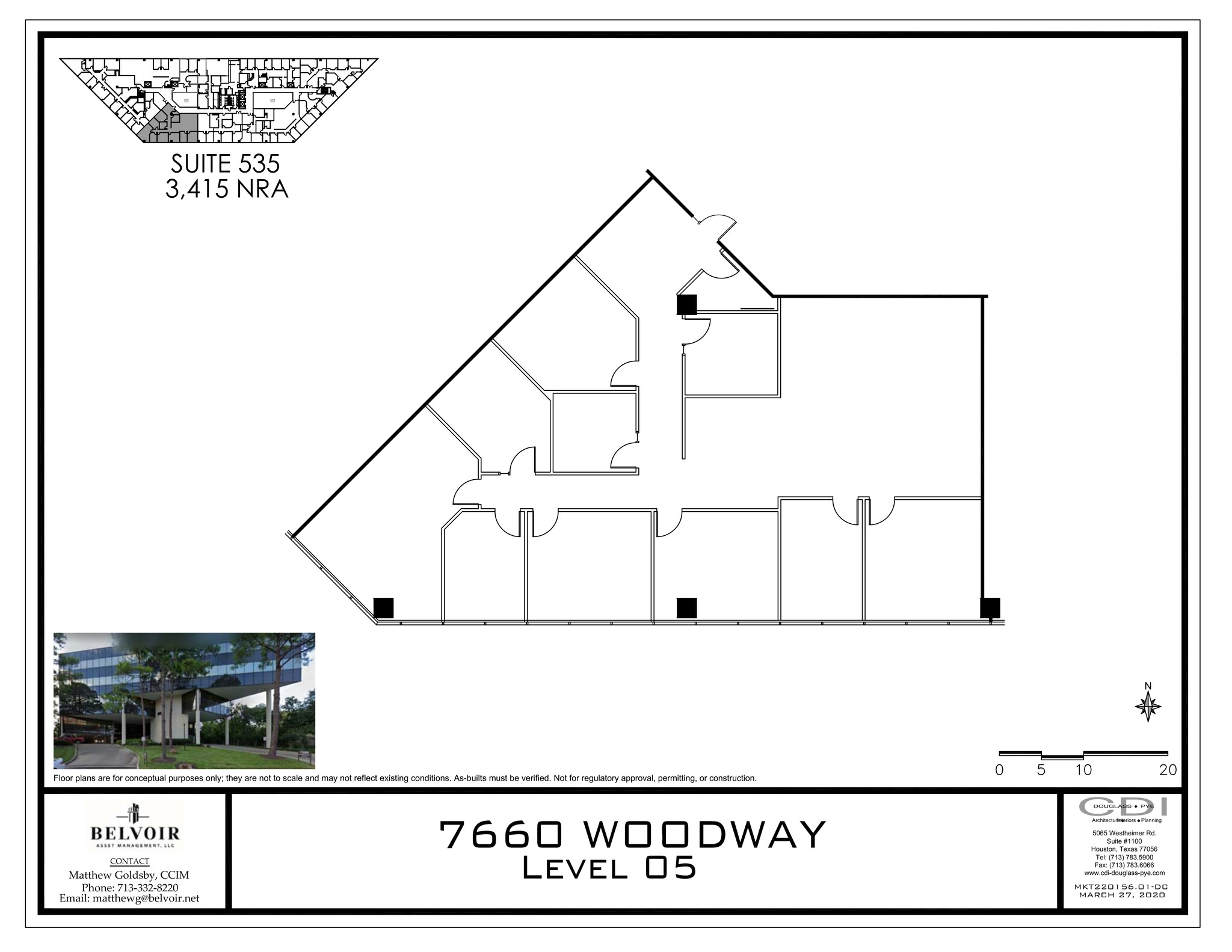 Private Office Space, Houston, TX for lease Site Plan- Image 1 of 2