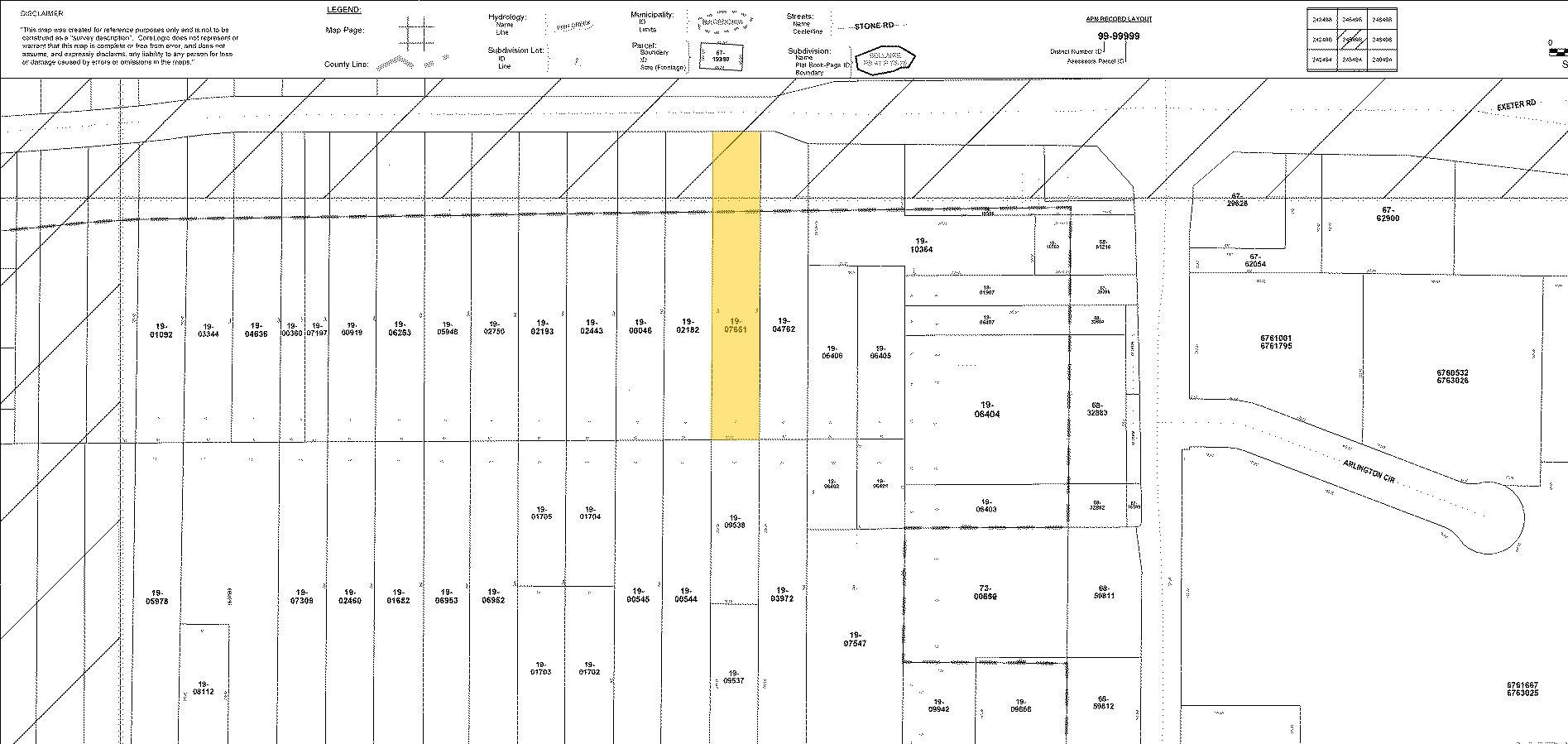 920 E Waterloo Rd, Akron, OH for sale Plat Map- Image 1 of 1