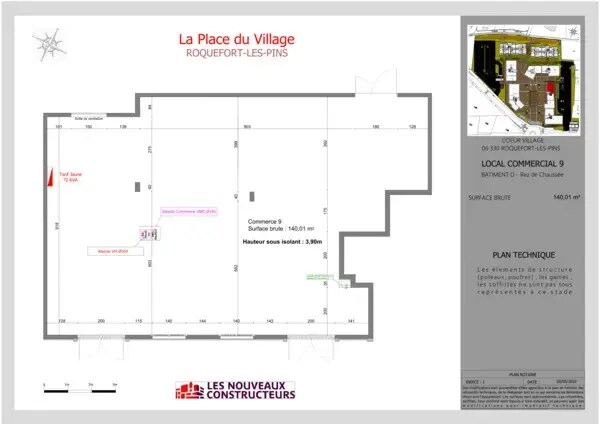 Retail in Roquefort-les-Pins for lease Floor Plan- Image 1 of 1