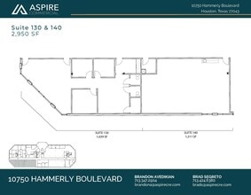 10750 Hammerly Blvd, Houston, TX for lease Floor Plan- Image 2 of 3