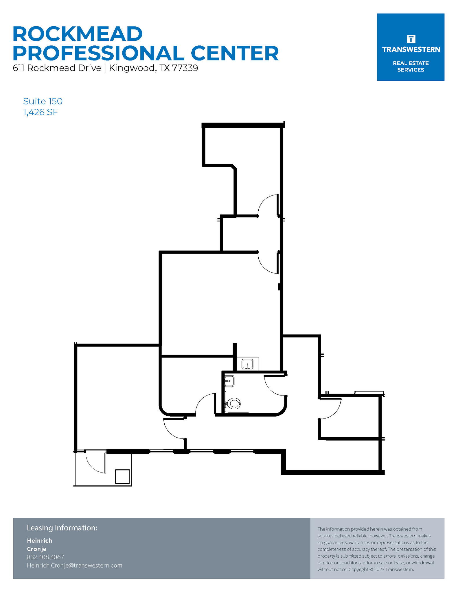 605-611 Rockmead Dr, Kingwood, TX for lease Floor Plan- Image 1 of 1