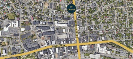 78 Church St, Saratoga Springs, NY - AERIAL map view