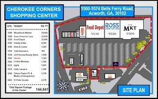 More details for 5500-5598 Bells Ferry Rd, Acworth, GA - Retail for Lease