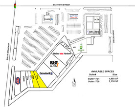 1700 S Broadway Ave, Edmond, OK for lease Site Plan- Image 2 of 2