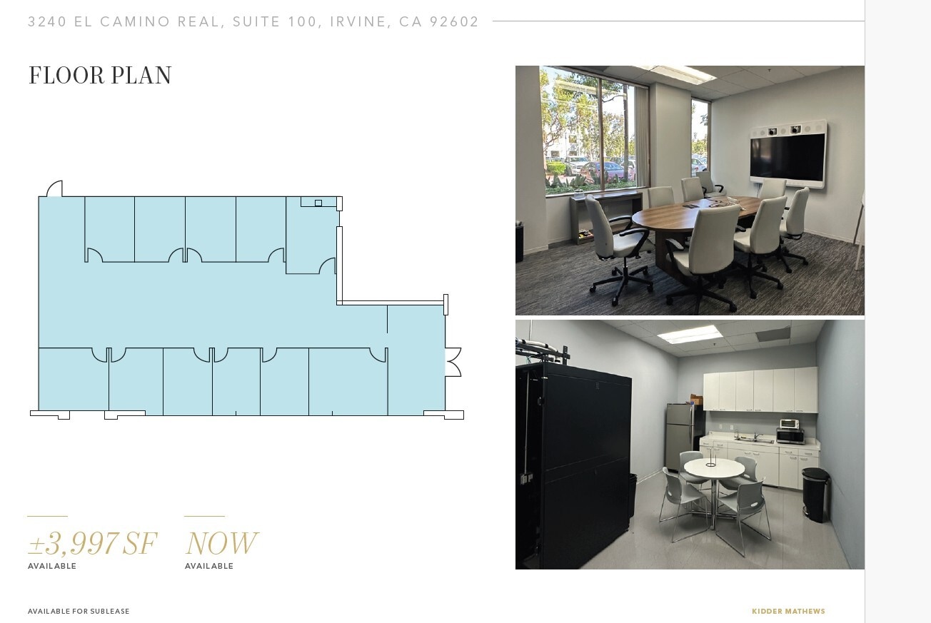 3240 El Camino Real, Irvine, CA for lease Floor Plan- Image 1 of 1