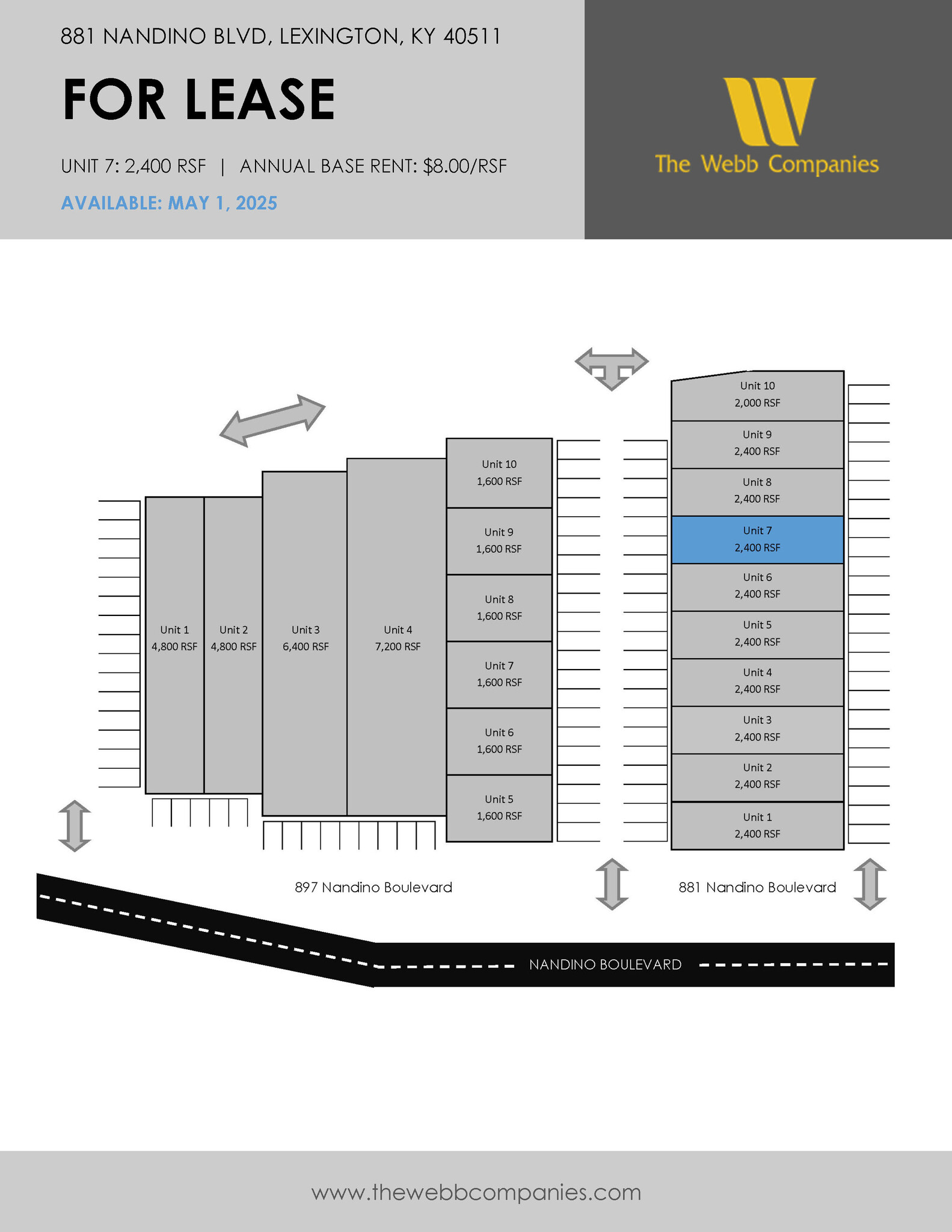 881 Nandino Blvd, Lexington, KY for lease Site Plan- Image 1 of 1