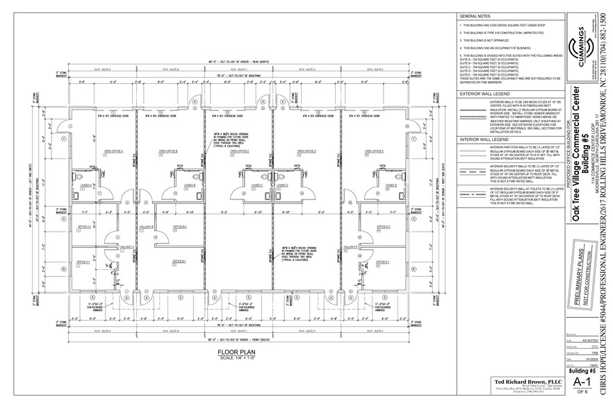 114 Commerce Center Loop, Mooresville, NC for lease - Floor Plan - Image 2 of 2