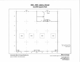 480-518 Av Lépine, Dorval, QC for lease Site Plan- Image 1 of 2