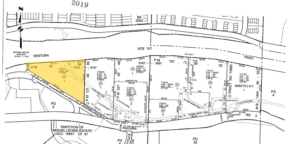 30077 Agoura Ct, Agoura Hills, CA for lease - Plat Map - Image 2 of 5