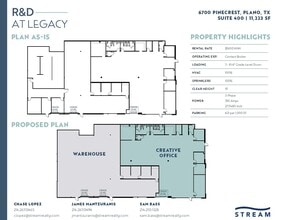 6400 Pinecrest Dr, Plano, TX for lease Floor Plan- Image 1 of 1