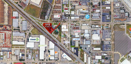 10445 Hempstead Rd, Houston, TX - aerial  map view