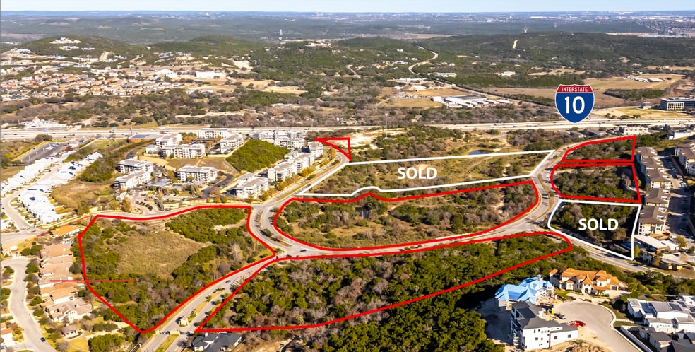Cresta Bella Near IH -10, San Antonio, TX for sale - Aerial - Image 1 of 6