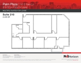 141 E Palm Ln, Phoenix, AZ for lease Site Plan- Image 1 of 1