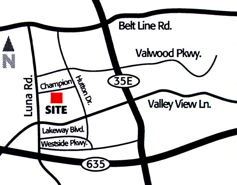 1421 Champion Dr, Carrollton, TX for lease - Site Plan - Image 2 of 12